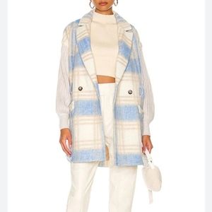 Cinq à Sept Aretha Plaid Coat